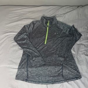 Womens running long sleeve zip up